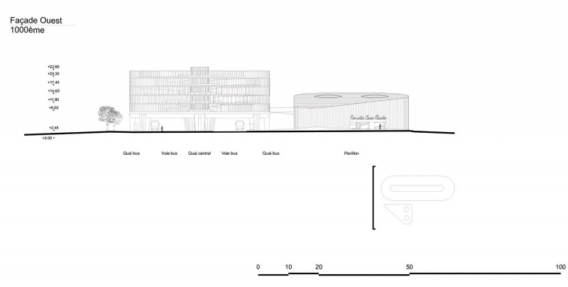 park and ride and bus station by ateliers o s architectes