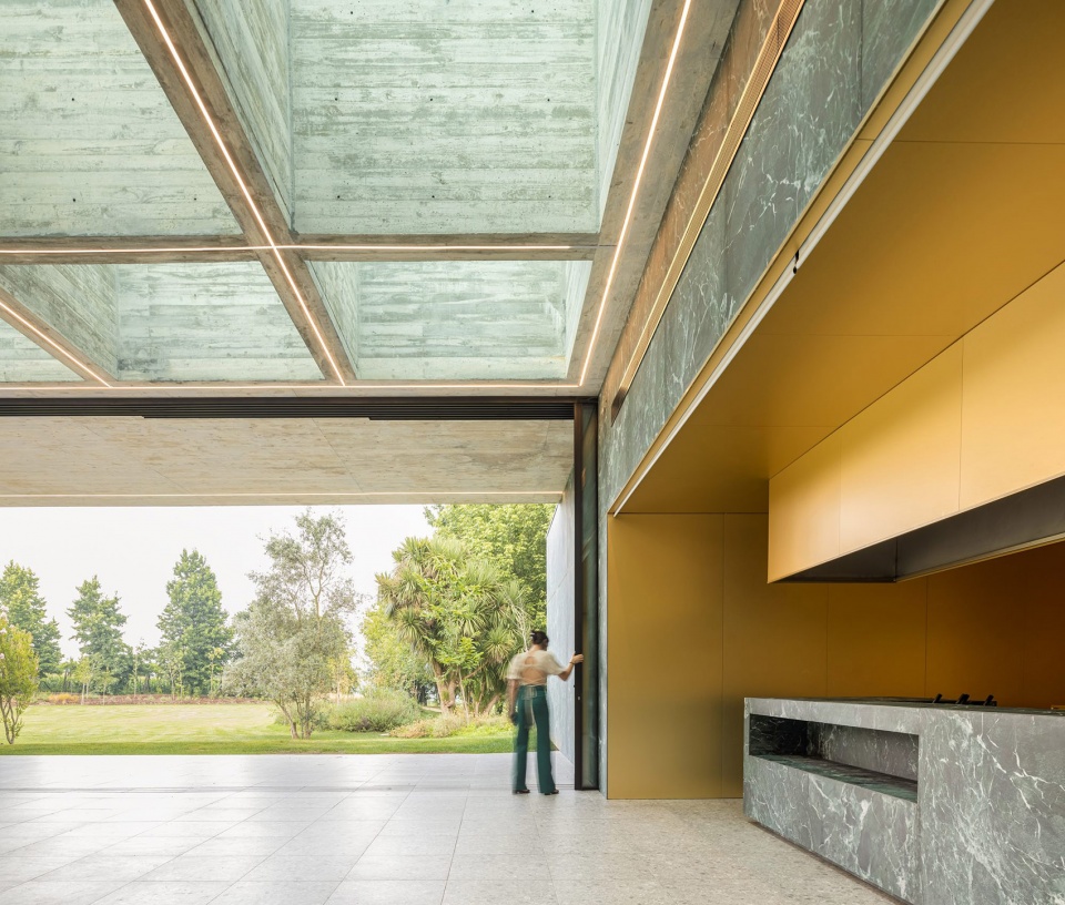 pavilion in the garden by spaceworkers