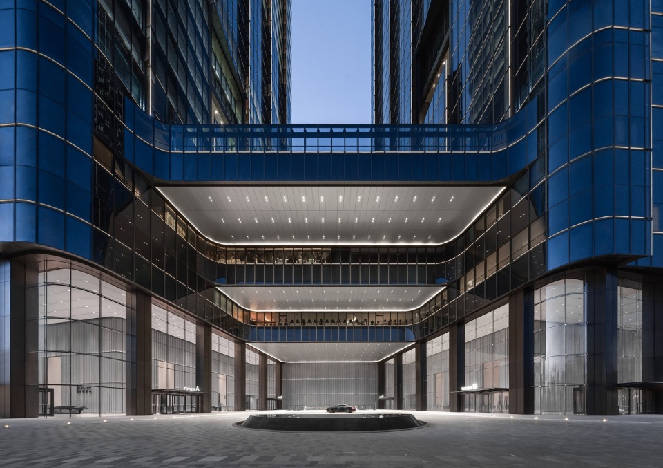 shanghai zhenru china overseas center mixed use project by som