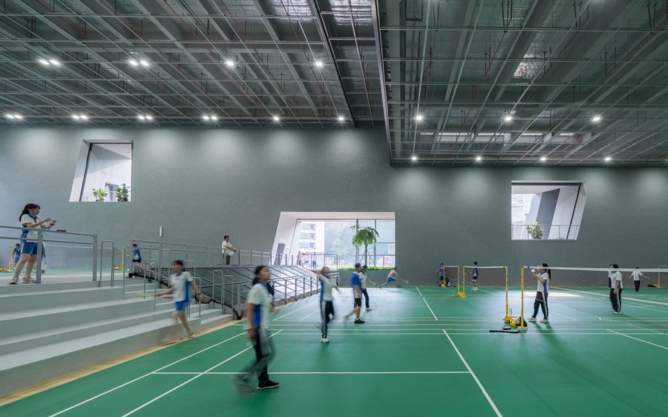 New Sports and Arts Centre of Hongling High School by O office Architects