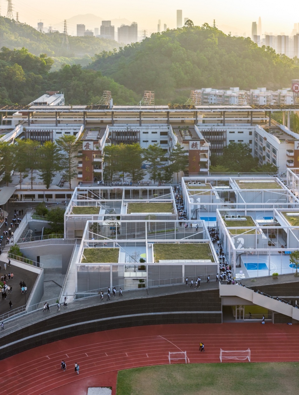 New Sports and Arts Centre of Hongling High School by O office Architects