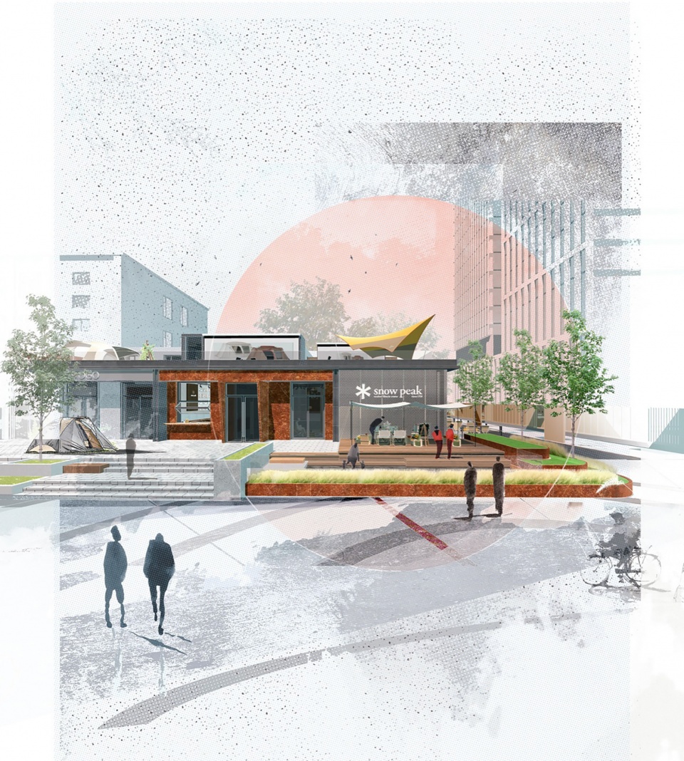 Snow Peak Beijing Zhongguancun Flagship Store by Hongshi Design