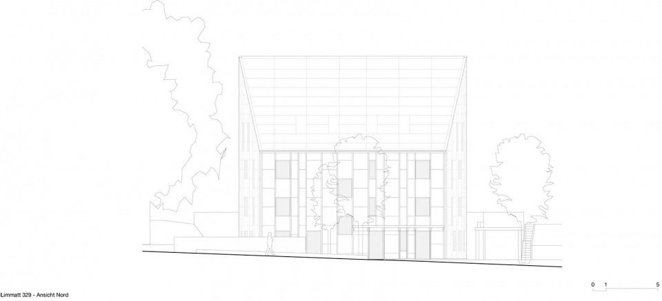 Apartment Building L329 in Zurich Switzerland by Rossetti Wyss Architects