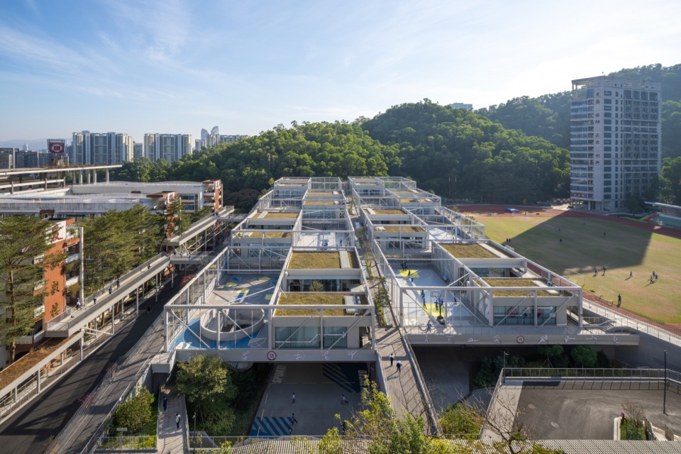 New Sports and Arts Centre of Hongling High School by O office Architects
