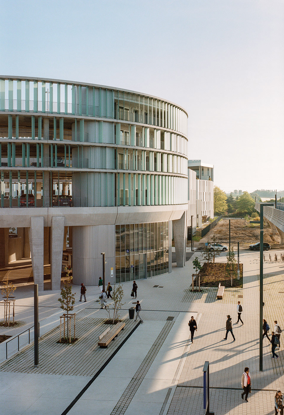 park and ride and bus station by ateliers o s architectes nxb