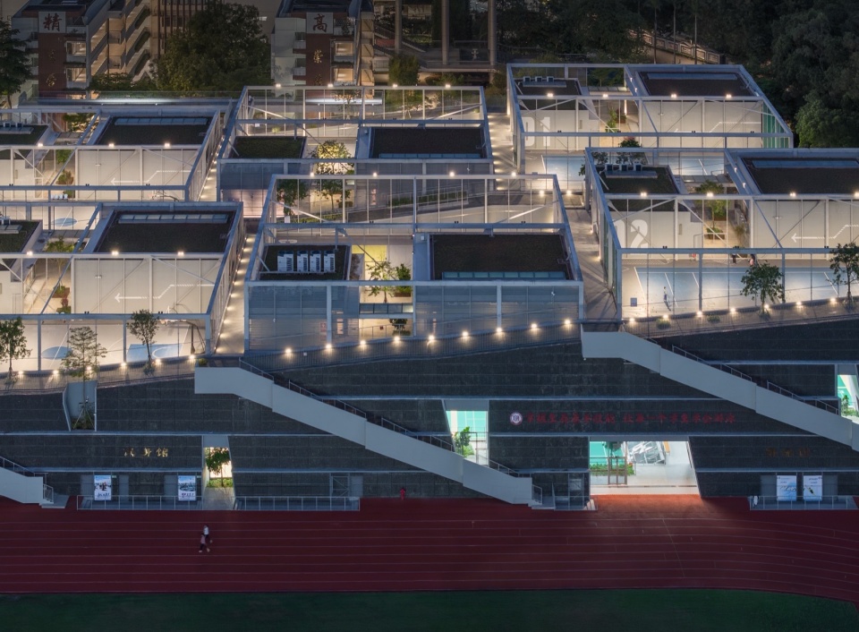 New Sports and Arts Centre of Hongling High School by O office Architects