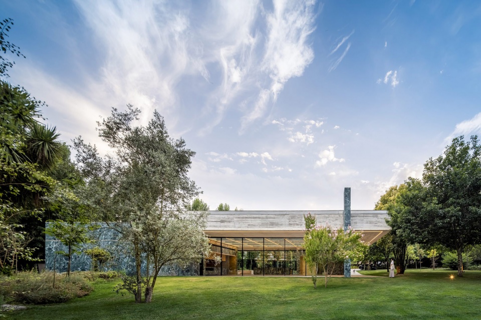 pavilion in the garden by spaceworkers