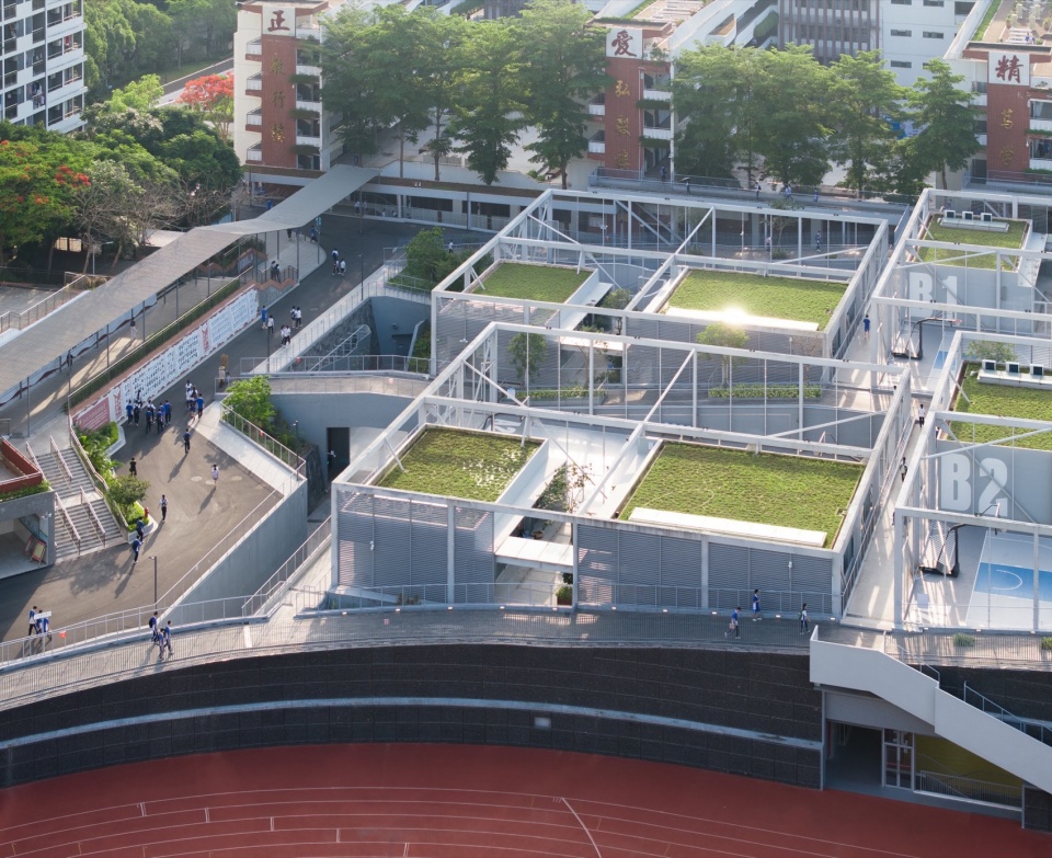 New Sports and Arts Centre of Hongling High School by O office Architects