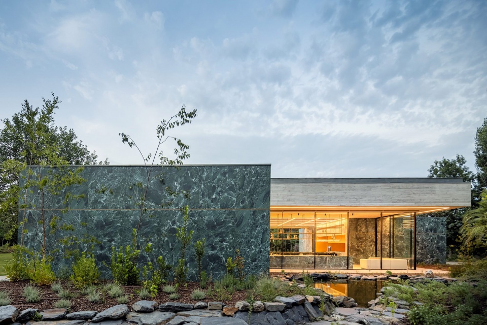 pavilion in the garden by spaceworkers
