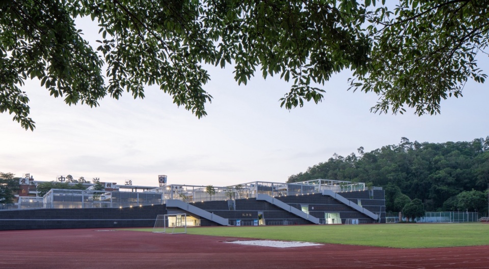 New Sports and Arts Centre of Hongling High School by O office Architects