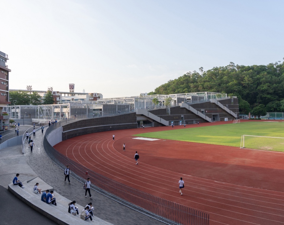 New Sports and Arts Centre of Hongling High School by O office Architects