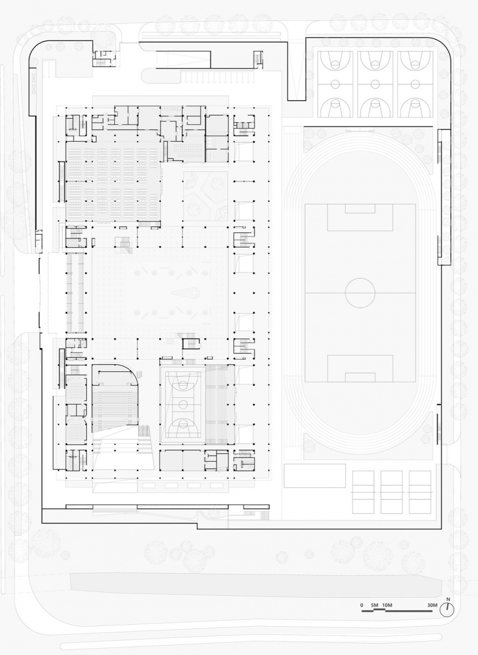 Xianlin Hubei Middle School China by Yanfei Architects