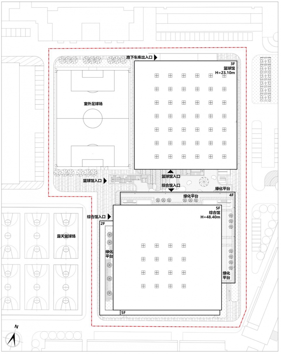 The Wuyi University Comprehensive Gymnasium China by SCAD