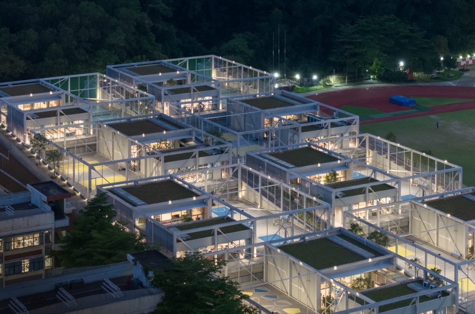 New Sports and Arts Centre of Hongling High School by O office Architects