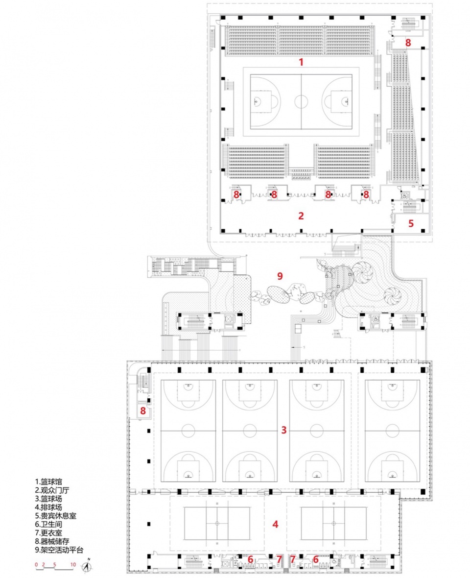 The Wuyi University Comprehensive Gymnasium China by SCAD