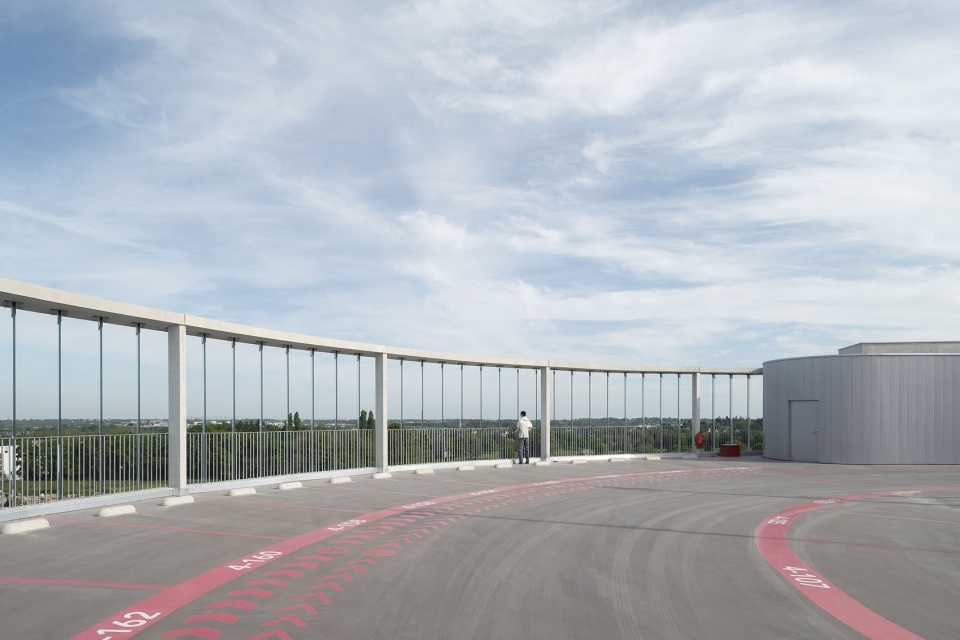 park and ride and bus station by ateliers o s architectes