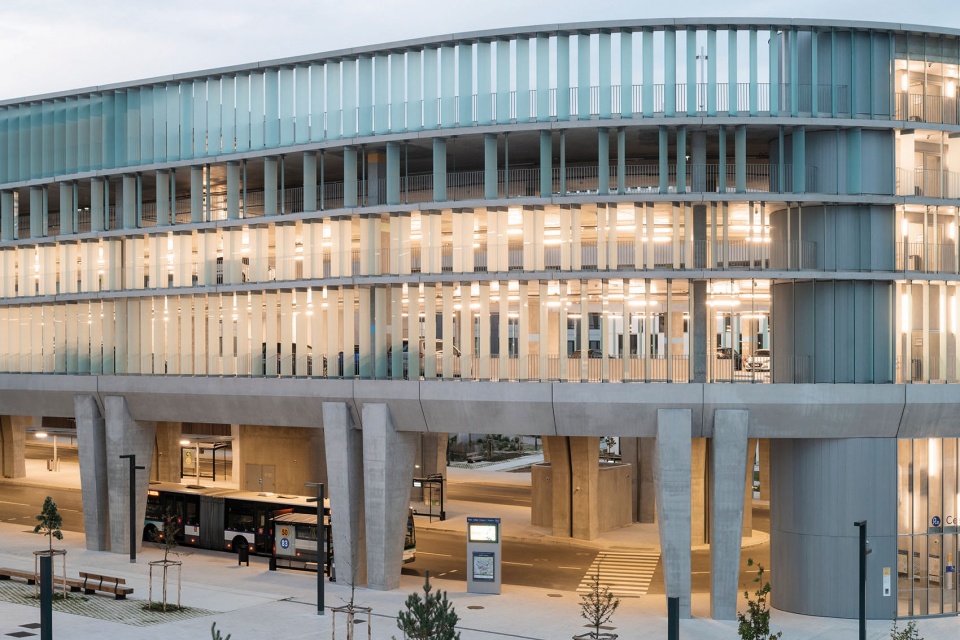 park and ride and bus station by ateliers o s architectes sbv