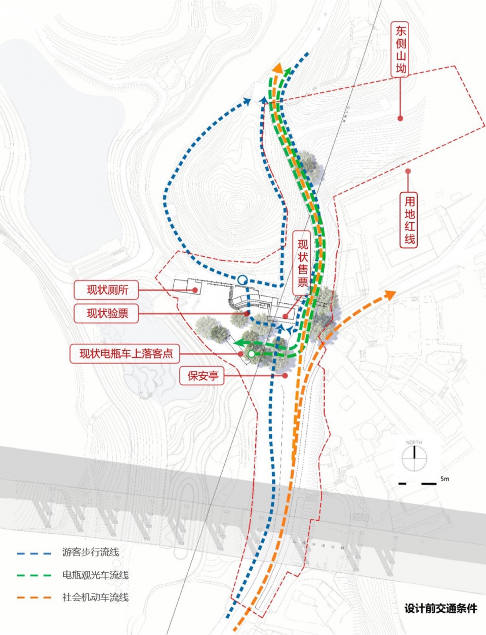 改造前后交通梳理1 yunshan road south distribution square of baiyun mountain 拷贝