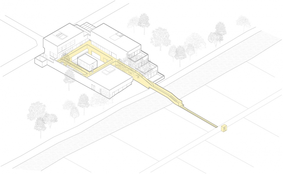 AXO DRAWINGq center shanghai langxia activity center for villagers by ppas atelier tf