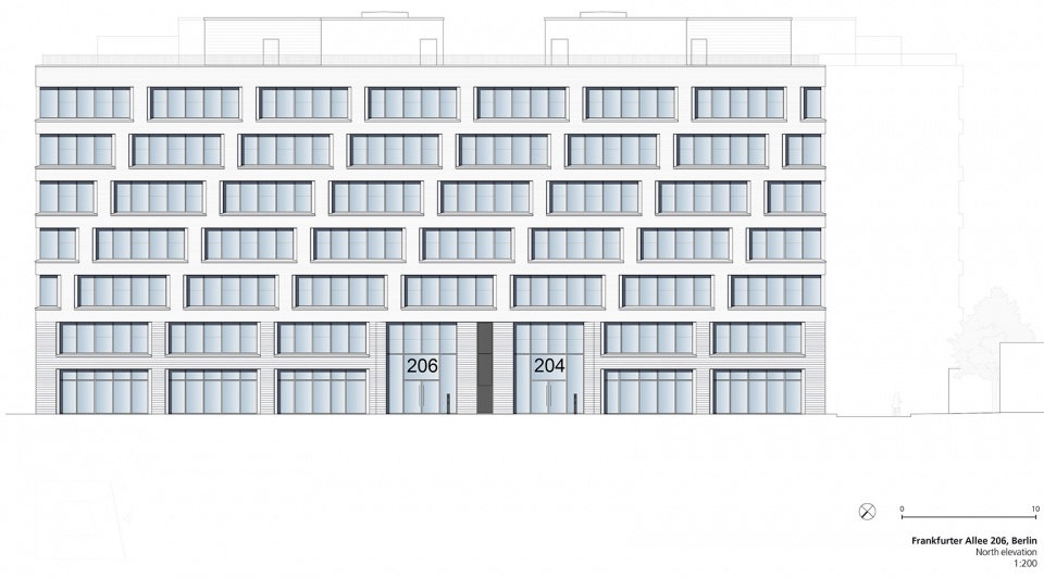 FA206 elevation north c TCHOBAN VOSS Architekten