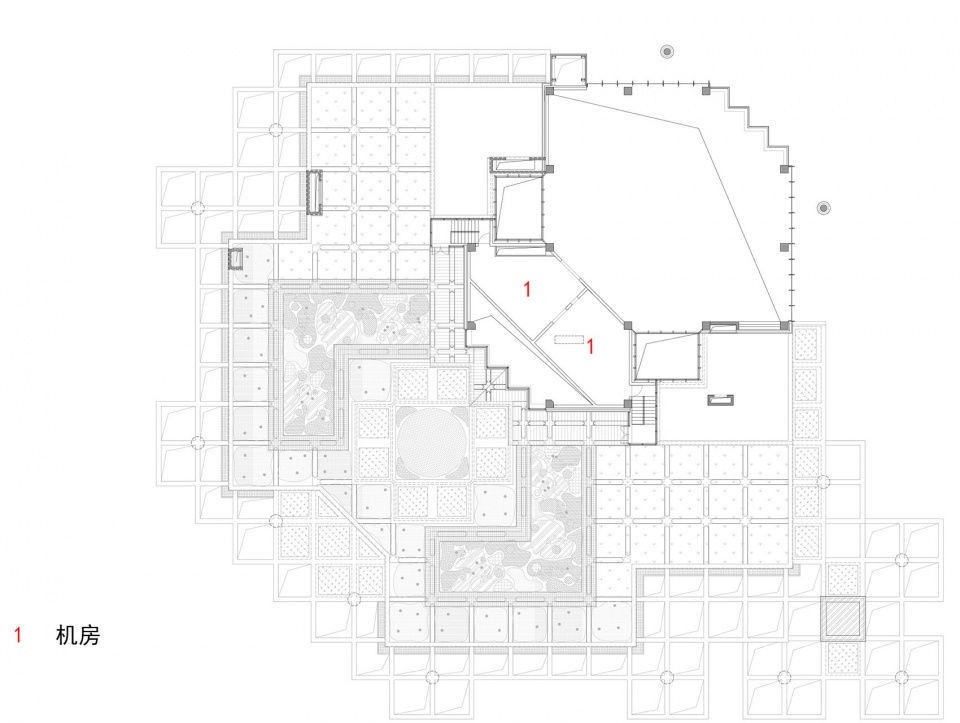 .65米标高平面图,7.65 meter elevation plan(版权所有:CZ工作室)