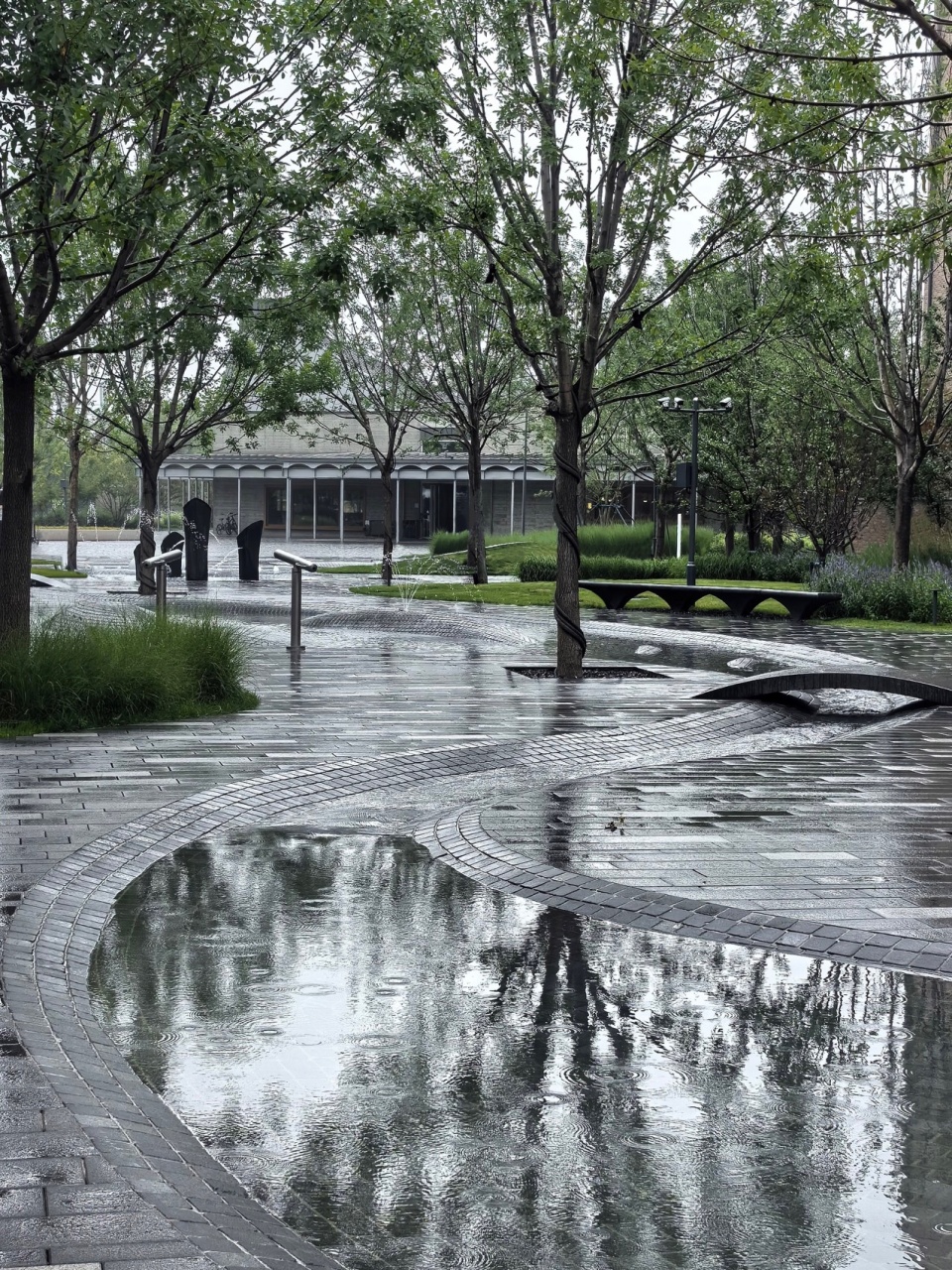 雨中的景致 ©周婷