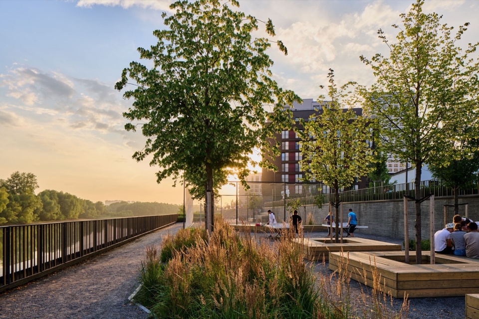 Riverfront Par by KCAP Architects Planners АFА Landmark Architects S P Architektura Krajobrazu Brusnika