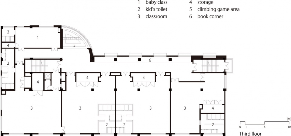 md kindergarten by hibinosekkei youji no shiro kids design labo