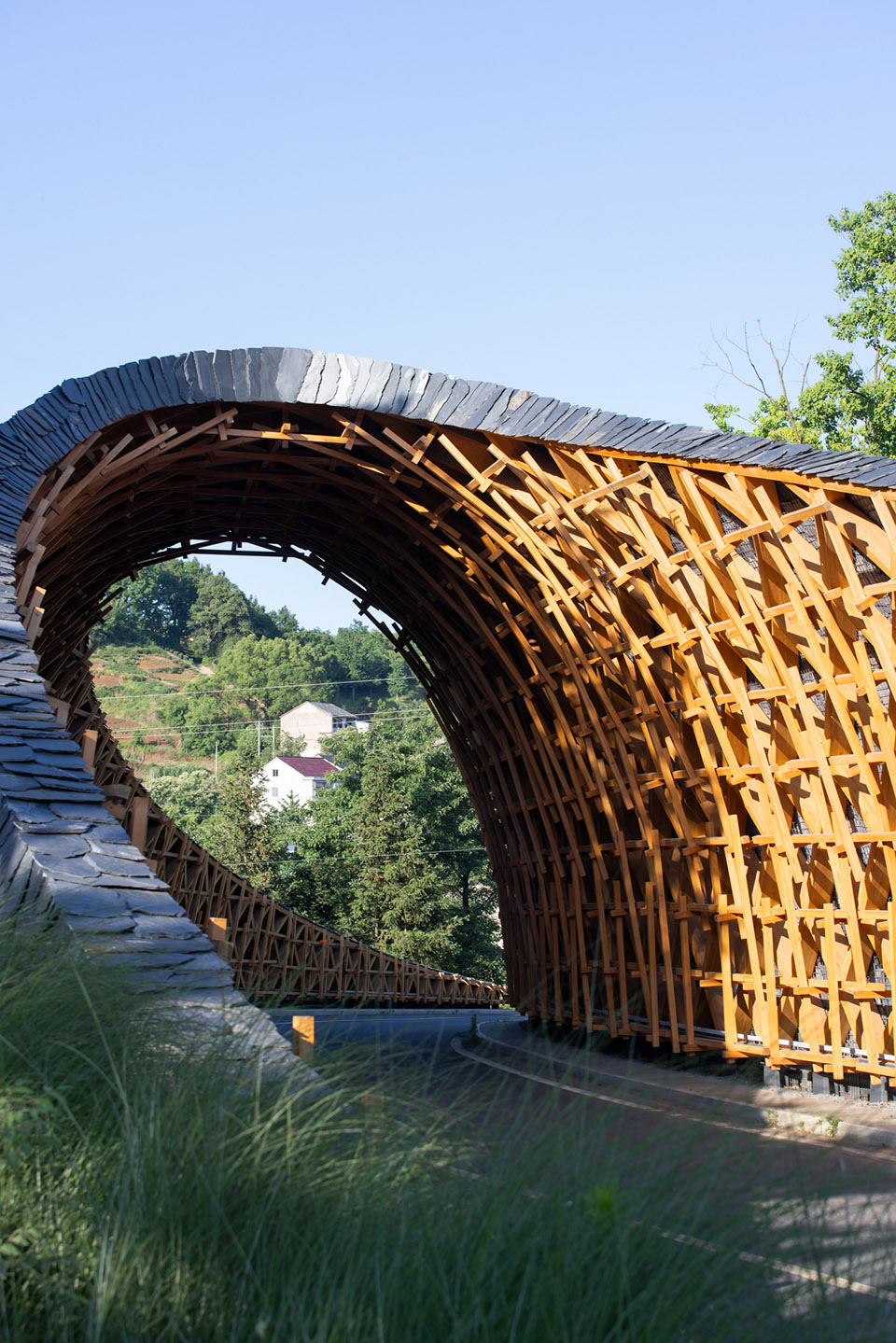 woven passage to cloudy peaks by line plus