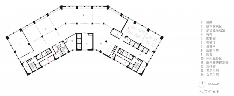 cultural center of no9 neighborhood block by atelier zplus