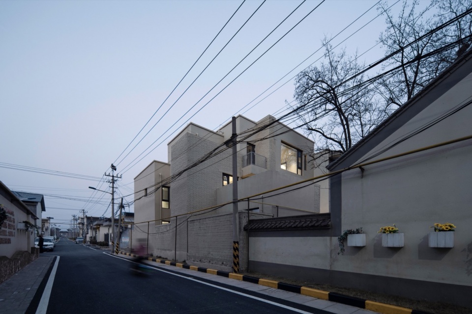 House between the walls