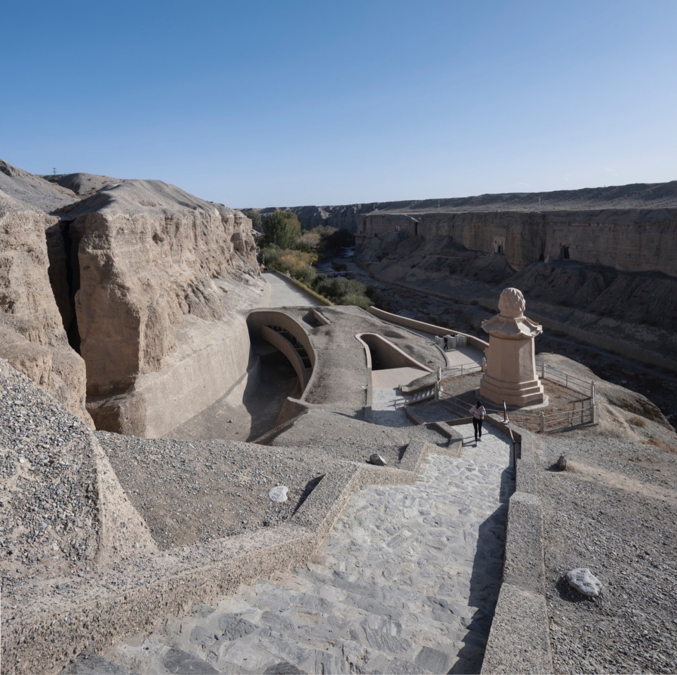 Gansu Guazhou Yulin Grottoes Visitor Reception Center by 9 Town Design Studio for Urban Architecture