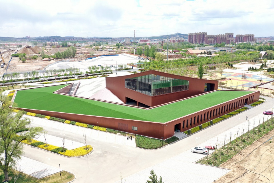 hongshan ehibition center by hzyly