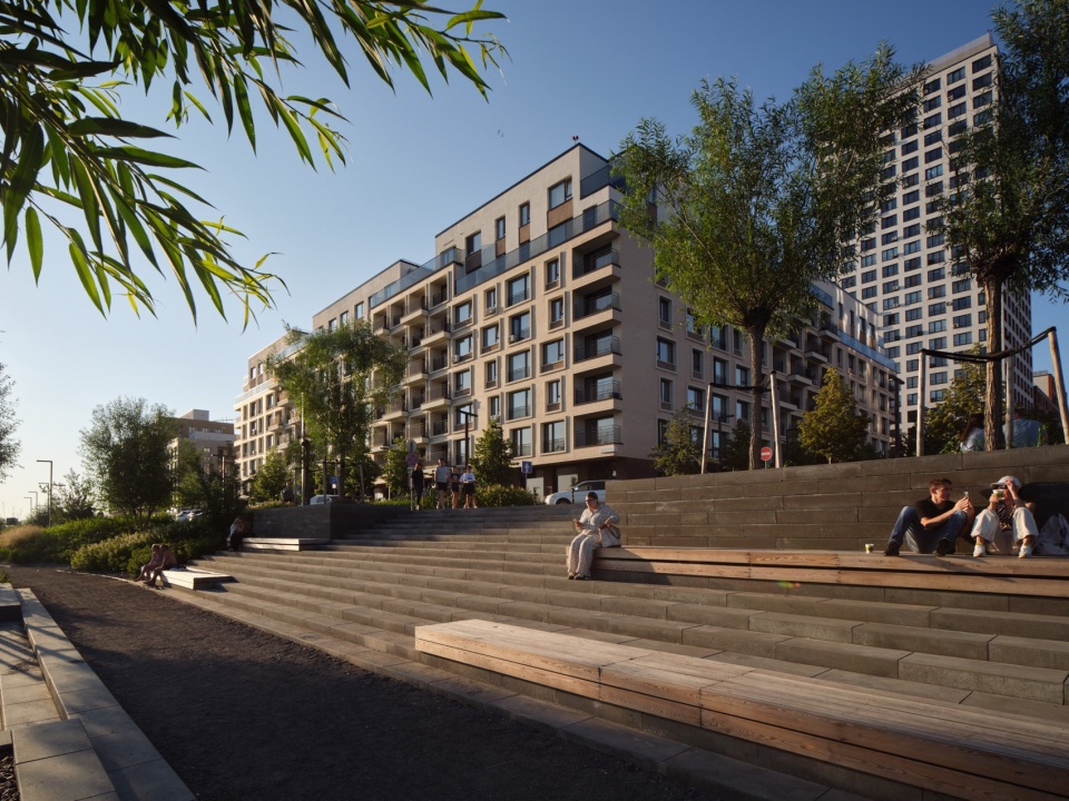 Riverfront Par by KCAP Architects Planners АFА Landmark Architects S P Architektura Krajobrazu Brusnika