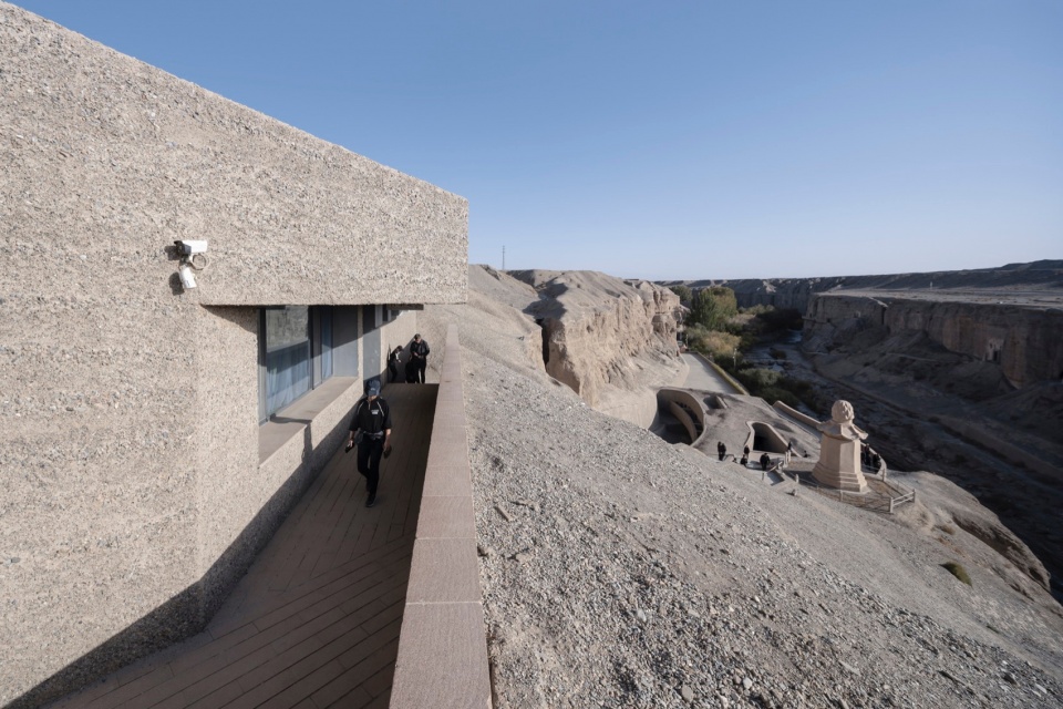 Gansu Guazhou Yulin Grottoes Visitor Reception Center by 9 Town Design Studio for Urban Architecture