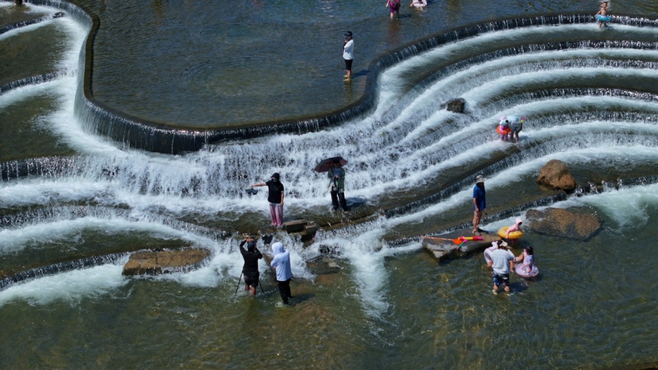潺潺叠水Project overall aerial view ©赵可人