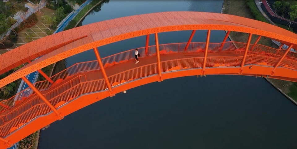 South Tiaoxi Landscape Corridor Bridge Design