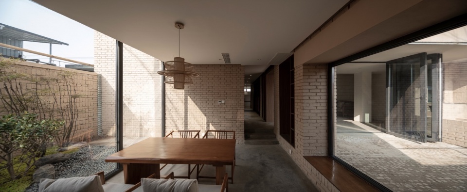 House between the walls