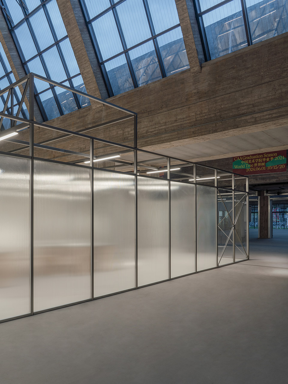 permanent exhibition hall by mas