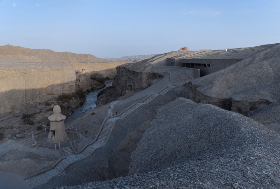 Gansu Guazhou Yulin Grottoes Visitor Reception Center by 9 Town Design Studio for Urban Architecture
