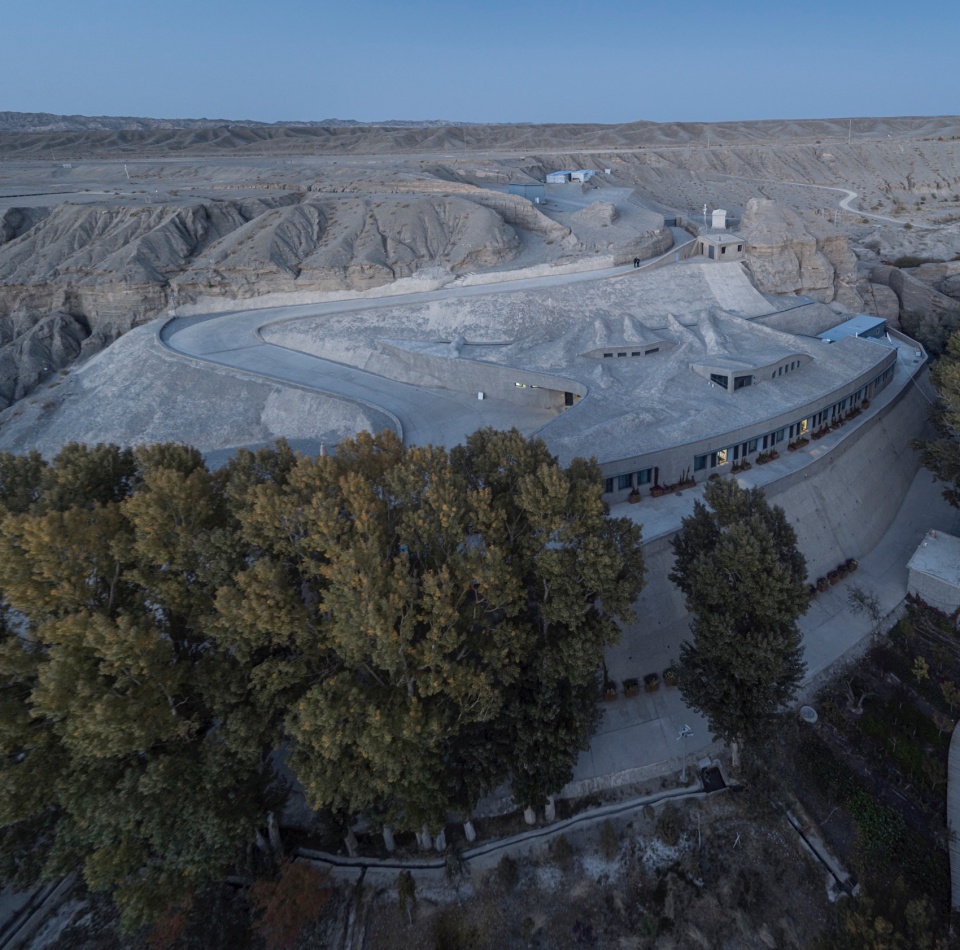 Gansu Guazhou Yulin Grottoes Visitor Reception Center by 9 Town Design Studio for Urban Architecture