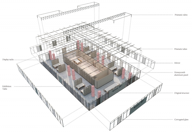 permanent exhibition hall by mas