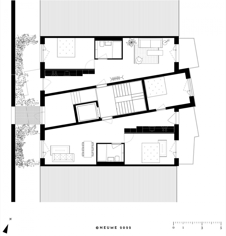 Dirty Harry Residential Building by NEUME