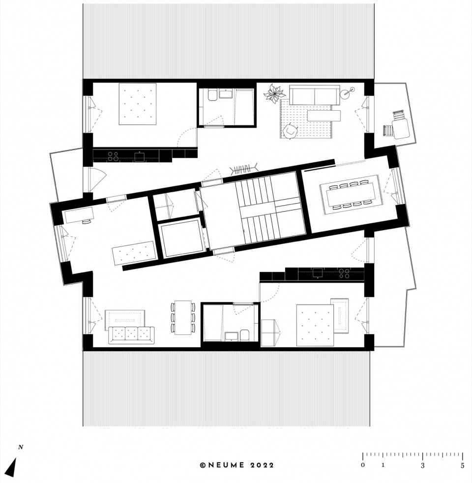 Dirty Harry Residential Building by NEUME