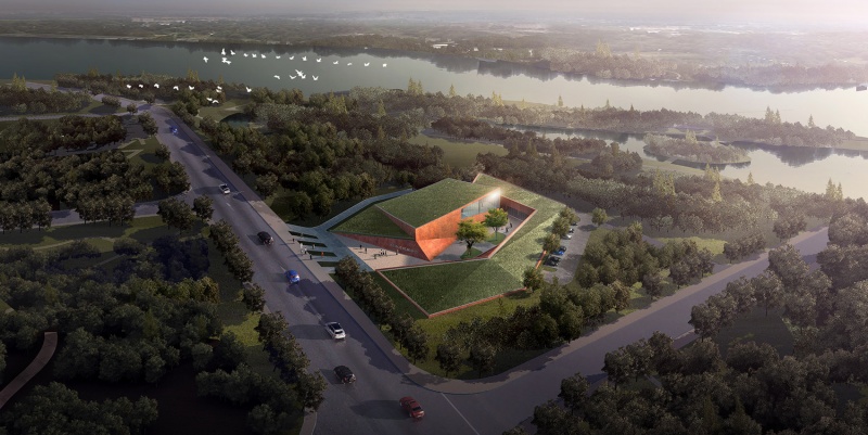 hongshan ehibition center by hzyly