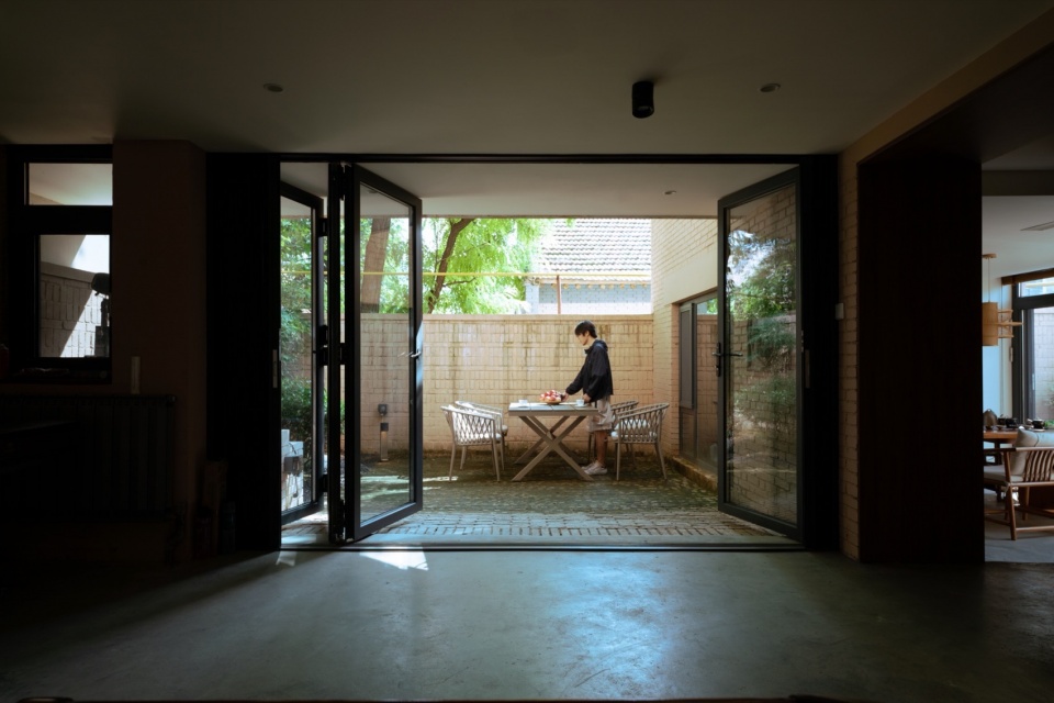 House between the walls