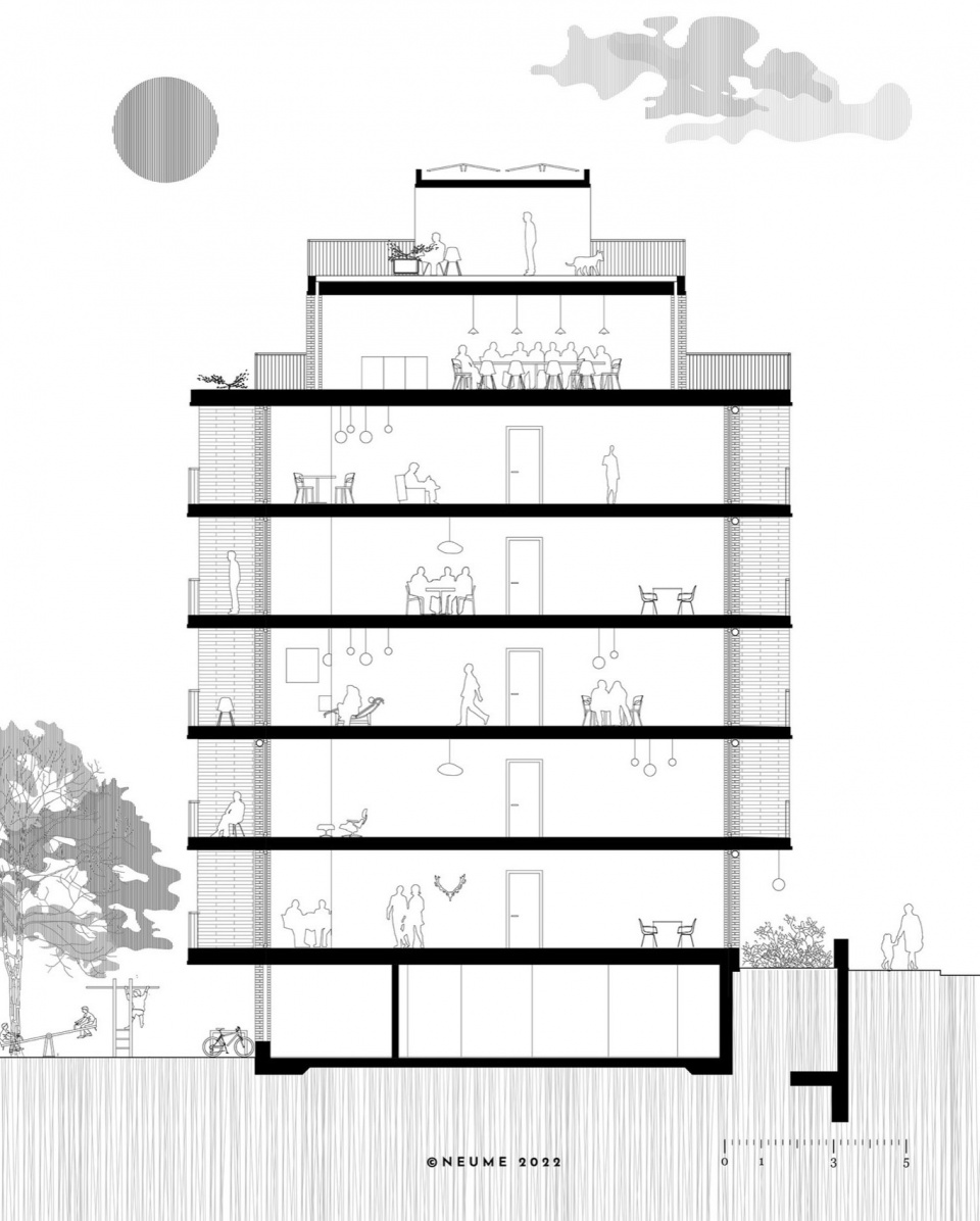 Dirty Harry Residential Building by NEUME z87