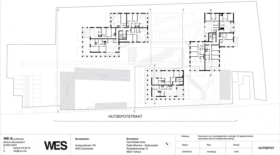 Hutsepotstraat 54 apartments by WE S architects