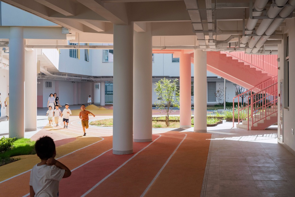 sky castle kindergarten by soft build architects