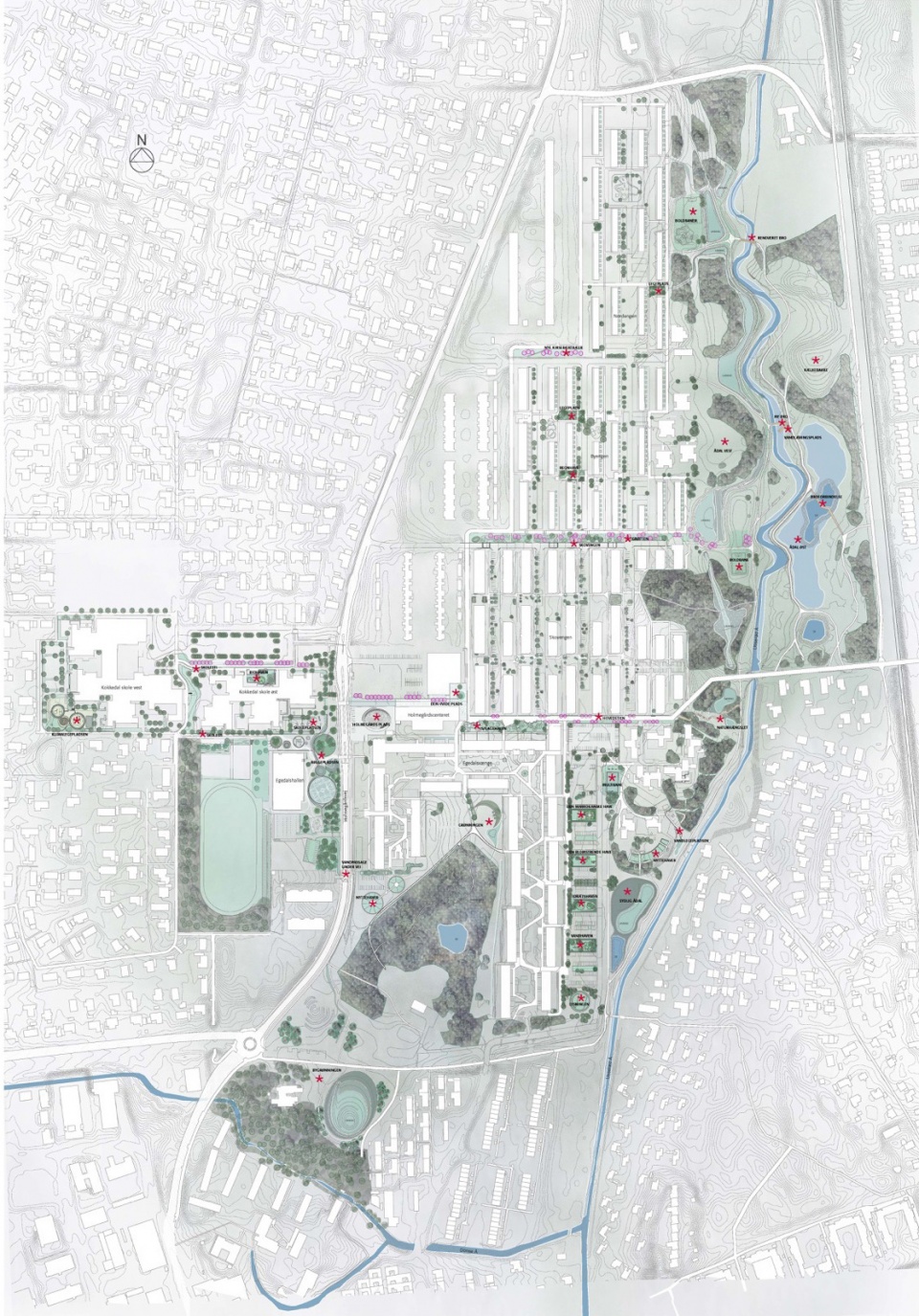 Climate Adaptation Kokkedal Urban Playground by Schonherr eab